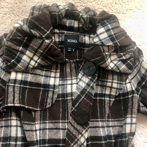 Plaid pea coat - Picture 2 of 5